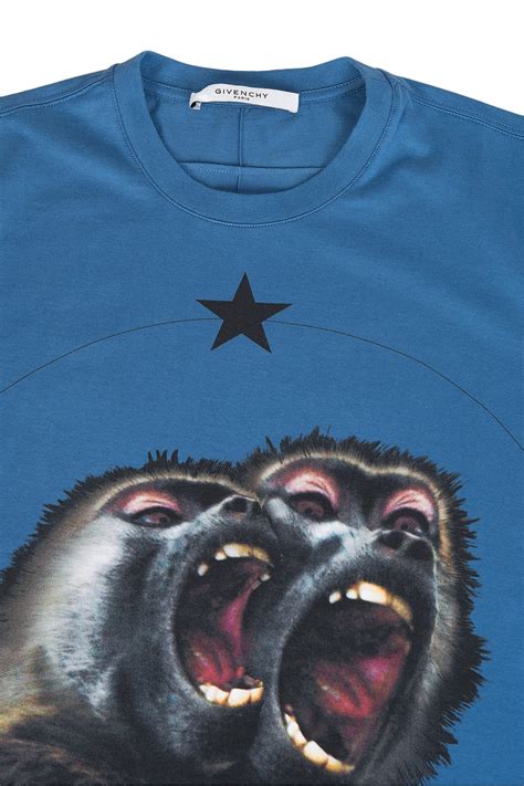 givenchy white monkey t shirt|Givenchy.